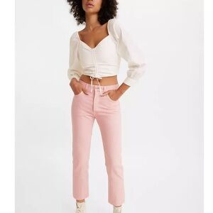 501 ORIGINAL CROPPED WOMEN'S COLORED DENIM JEANS
